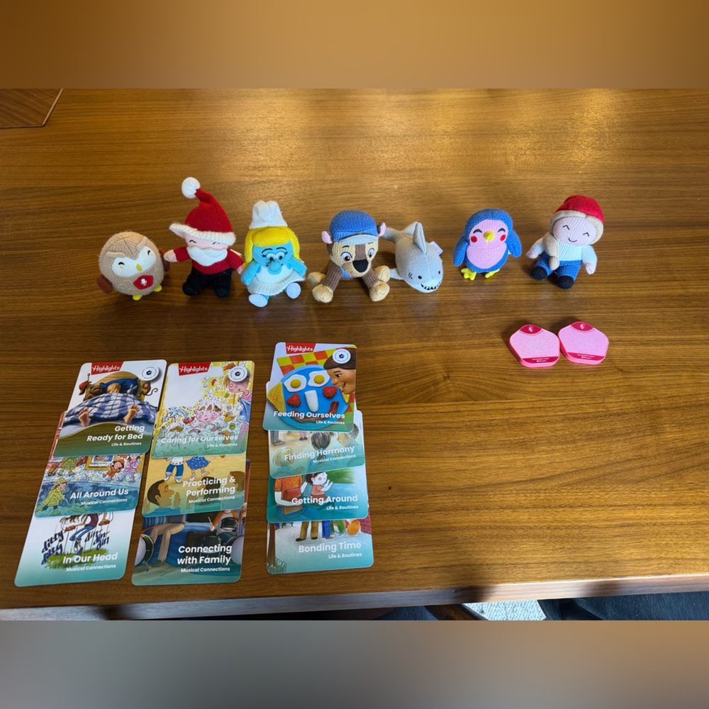 Colorful Plush Toy Set for Kids